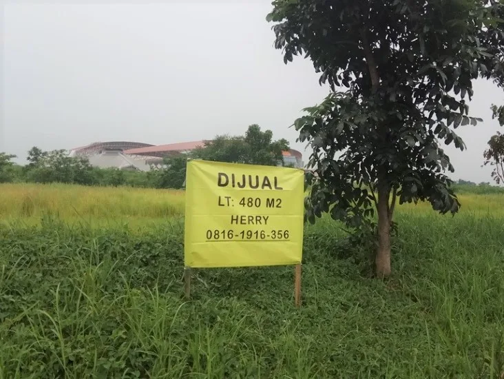 Tanah Dijual Dekat Stadion Wibawa Mukti Jababeka