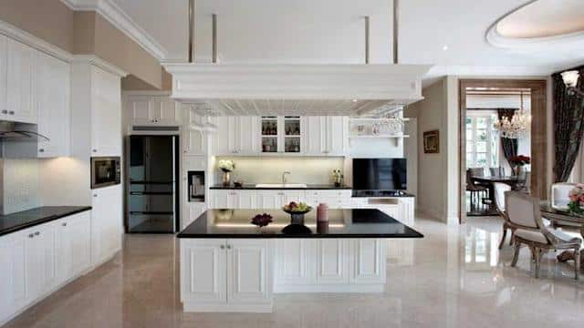 Interior Dapur Konsep Klasik, Contoh Desain Dapur Classic