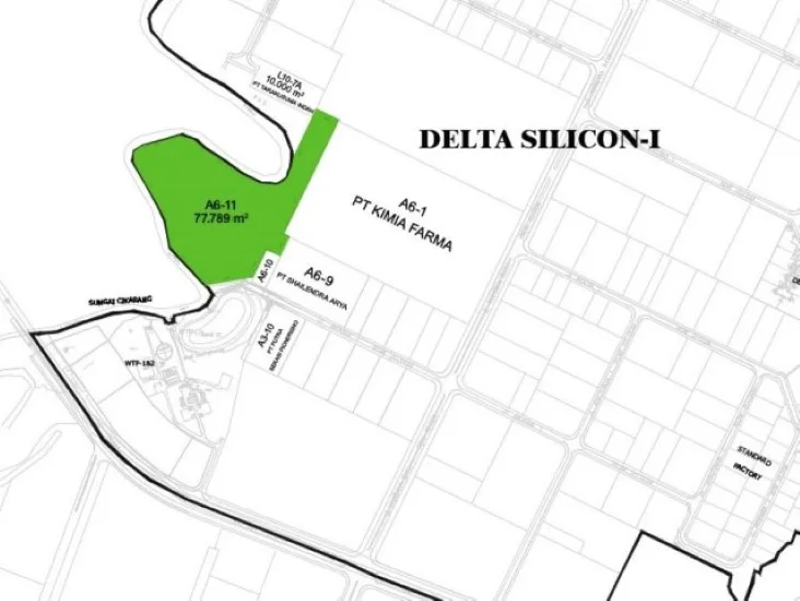 Wilayah Delta Silicon 1 Lippo Cikarang, Tanah Dijual