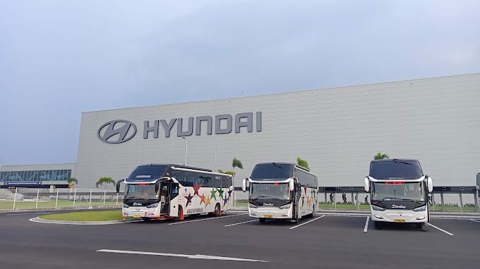 Suasana Pabrik Baru Hyundai Di Cikarang